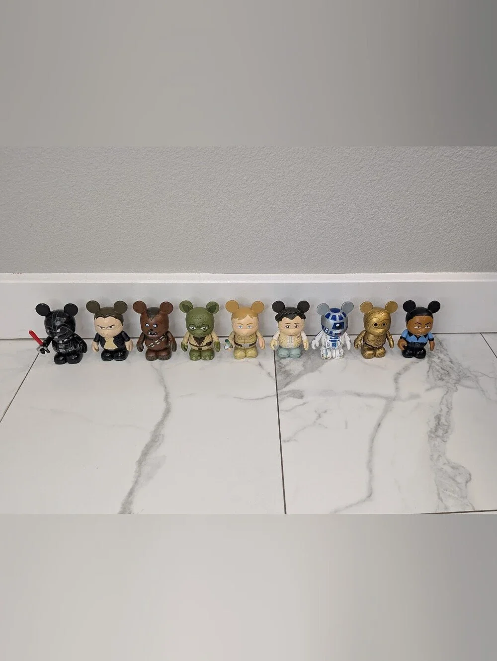 Star Wars Disney Character Vinylmation Figures Set - Mixed Characters